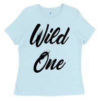 Baby Blue wild one Ladies Tee - artisFamous