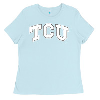 Baby Blue tcu Ladies Tee - artisFamous