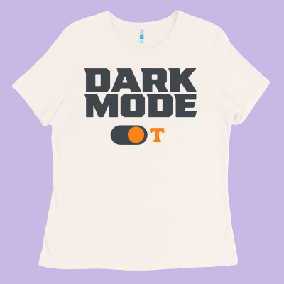 Tennessee Football Dark Mode Ladies Tee Designed By Artisfamous