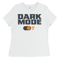 White tennessee football dark mode Ladies Tee - artisFamous