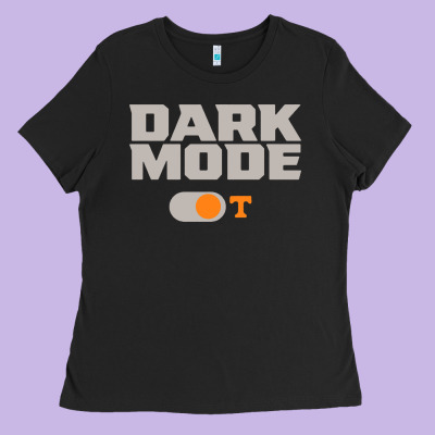 Tennessee Football Dark Mode Ladies Tee Designed By Artisfamous