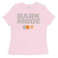 Bubblegum Pink tennessee football dark mode Ladies Tee - artisFamous