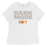 White tennessee football dark mode Ladies Tee - artisFamous