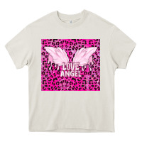 Cream love angel Heavy Core Tee - TumblerDesignByShophia