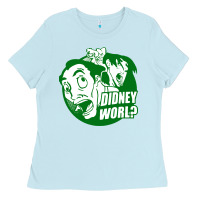 Baby Blue didney worl Ladies Tee - artisFamous