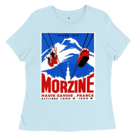 Baby Blue Savoie France Blue Ladies Tee - artisFamous