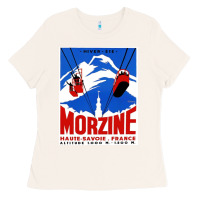 Bone Savoie France Blue Ladies Tee - artisFamous