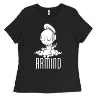 Black Armin Van Buuren Armind Ladies Tee - artisFamous