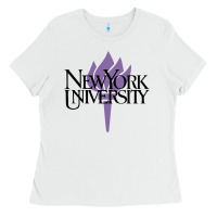 White New York University Ladies Tee - artisFamous