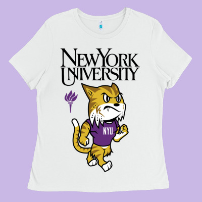 New York University Ladies Tee Designed By Artisfamous