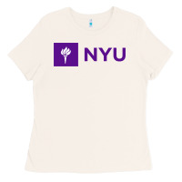 Bone nyu new york university purple Ladies Tee - artisFamous