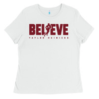 White taylor heinicke believe Ladies Tee - artisFamous