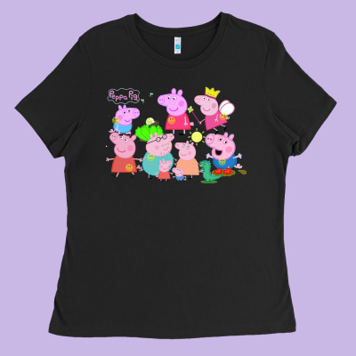 Peppa Pig Ladies Tee Designed By Artisfamous