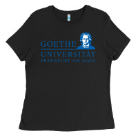 Black Goethe University Frankfurt Am Main Ladies Tee - artisFamous