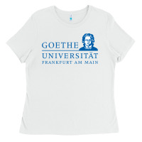 White Goethe University Frankfurt Am Main Ladies Tee - artisFamous