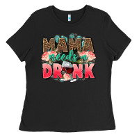Black Mama needs a drink mothers day Ladies Tee - CowGirlArtShop