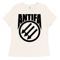 Bone anti blue check action Ladies Tee - artisFamous