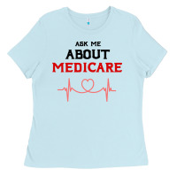 Ask Me About Medicare Ladies Tee | Teevron