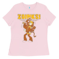 Bubblegum Pink zoinks Ladies Tee - artisFamous