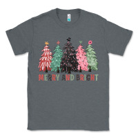 Charcoal Heather merry and bright Classic Tee - CowGirlArtShop