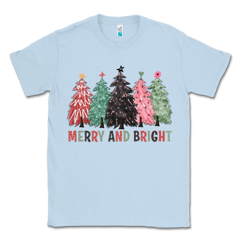 Merry And Bright Classic Tee by CowGirlArtShop | Teevron