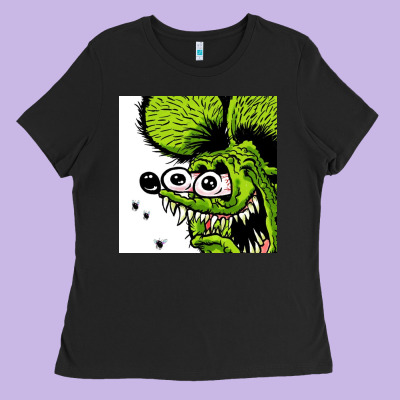 Rat Fink Ladies Tee Designed By Artisfamous