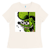Bone rat fink Ladies Tee - artisFamous