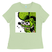 Matcha rat fink Ladies Tee - artisFamous