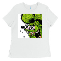 White rat fink Ladies Tee - artisFamous
