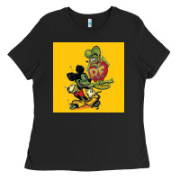 Black rat fink 02 Ladies Tee - artisFamous