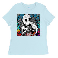 Baby Blue the nightmare before christmas 2 Ladies Tee - artisFamous