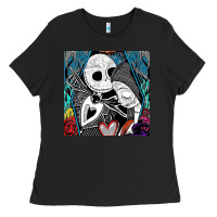 Black the nightmare before christmas 2 Ladies Tee - artisFamous
