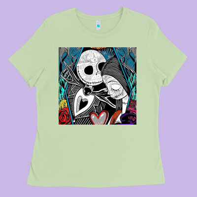 The Nightmare Before Christmas 2 Ladies Tee Designed By Artisfamous