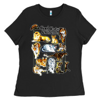 Black cool cats and kittens Ladies Tee - artisFamous