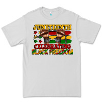 Dove Grey juneteenth celebrating black freedom Premium Tee - CowGirlArtShop