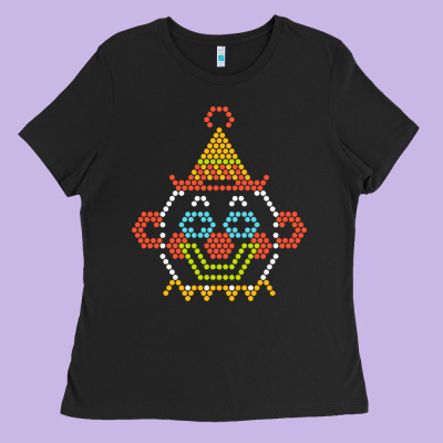 Lite Brite Ladies Tee Designed By Artisfamous