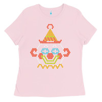 Bubblegum Pink lite brite Ladies Tee - artisFamous