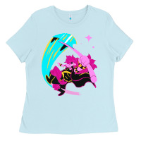 Baby Blue deltarune Ladies Tee - artisFamous