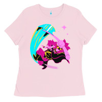 Bubblegum Pink deltarune Ladies Tee - artisFamous