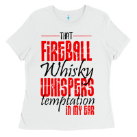 Fireball Whisky Whispers Ladies Tee | Teevron