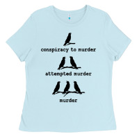 Baby Blue attempted murder cute Ladies Tee - artisFamous
