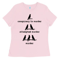 Bubblegum Pink attempted murder cute Ladies Tee - artisFamous