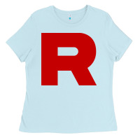 Baby Blue r is team rocket Ladies Tee - artisFamous