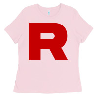 Bubblegum Pink r is team rocket Ladies Tee - artisFamous