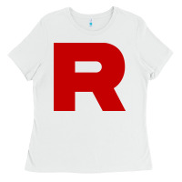 White r is team rocket Ladies Tee - artisFamous