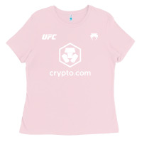 Bubblegum Pink crypto Ladies Tee - artisFamous