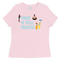 Bubblegum Pink pride is still protest Ladies Tee - artisFamous