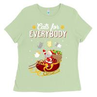 Matcha cats for everybody cat christmas ugly christmas sweatshirt Ladies Tee - artisFamous