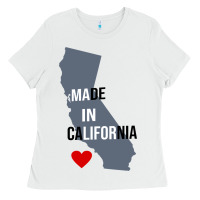 White made in california Ladies Tee - artisFamous