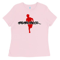 Bubblegum Pink box car racer Ladies Tee - artisFamous